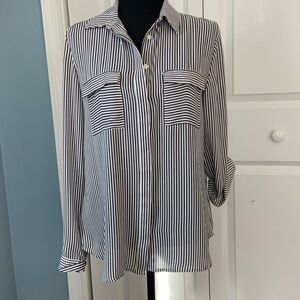 NEW LOFT striped blouse small